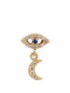 Ileana Makri Diamond, Sapphire & Yellow-gold Earring