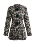 Dolce & Gabbana Pompom-embellished Tweed Jacket