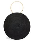 Matchesfashion.com Eliurpi - Circle Maxi Woven Straw Bag - Womens - Black