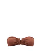 Matchesfashion.com Eres - Show Bandeau Bikini Top - Womens - Brown