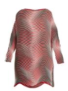 Issey Miyake Flow Cosmic-stripe Pleated Dress