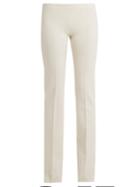 Ryan Roche Mid-rise Flared Cashmere-blend Trousers