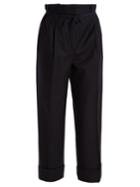 Acne Studios Tien Pinstriped Gathered-waist Wool Trousers