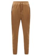 Amiri - Drawstring Wool-blend Fleece Track Pants - Mens - Camel