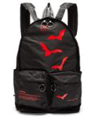 Matchesfashion.com Off-white - Bat Logo Print Backpack - Mens - Black