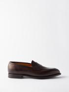Edward Green - Piccadilly Leather Penny Loafers - Mens - Burgundy