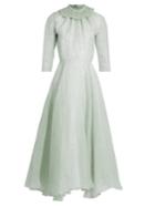 Emilia Wickstead Hera Ruffled Organza A-line Dress