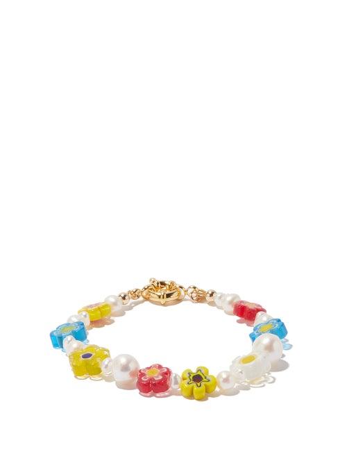 Liou - Mimi Millefiori Glass & Gold-filled Bracelet - Mens - Multi