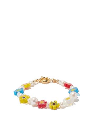 Liou - Mimi Millefiori Glass & Gold-filled Bracelet - Mens - Multi