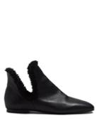 Matchesfashion.com The Row - Eros Leather Ankle Boots - Womens - Black