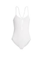 Matchesfashion.com Melissa Odabash - Formentera Cut Out Swimsuit - Womens - White