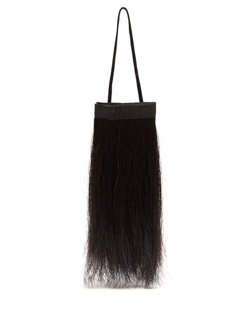 Matchesfashion.com Helmut Lang - Horse Hair 2004 Bag - Womens - Black