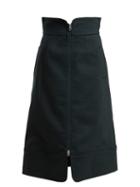 Matchesfashion.com Sea - Tradition A Line Skirt - Womens - Dark Green