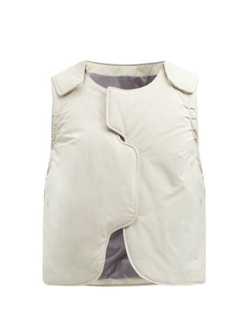 Matchesfashion.com A-cold-wall* - Converge Padded Cotton-blend Shell Gilet - Mens - Cream