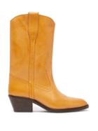 Matchesfashion.com Isabel Marant - Danta Leather Western Boots - Womens - Light Tan