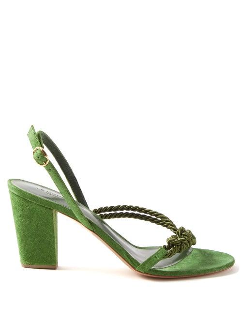 Le Monde Beryl - Knotted-rope Sandals - Womens - Green