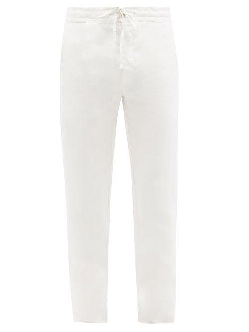 Matchesfashion.com 120% Lino - Drawstring-waist Linen Trousers - Mens - Beige