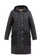 Burberry - Roxby Quilted Nylon-canvas Coat - Womens - Black
