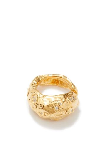 Alighieri - The Coded Diamonds 24kt Gold-plated Ring - Womens - Gold