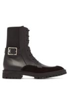 Matchesfashion.com Givenchy - Aviator 4g Leather Boots - Womens - Black