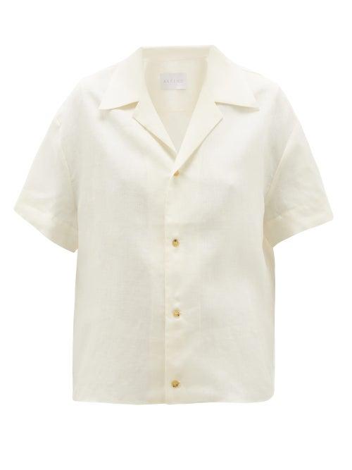 Matchesfashion.com Asceno - The Prague Linen Shirt - Womens - White