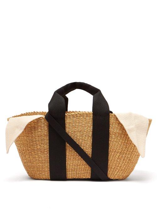 Matchesfashion.com Muu - George Woven Straw Tote Bag - Womens - Cream