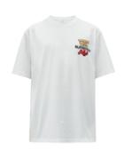 Matchesfashion.com Burberry - Gatley Monogram Logo Print Cotton T Shirt - Mens - White