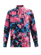 Matchesfashion.com Gucci - X Ken Scott Floral-print Silk Shirt - Womens - Black Print
