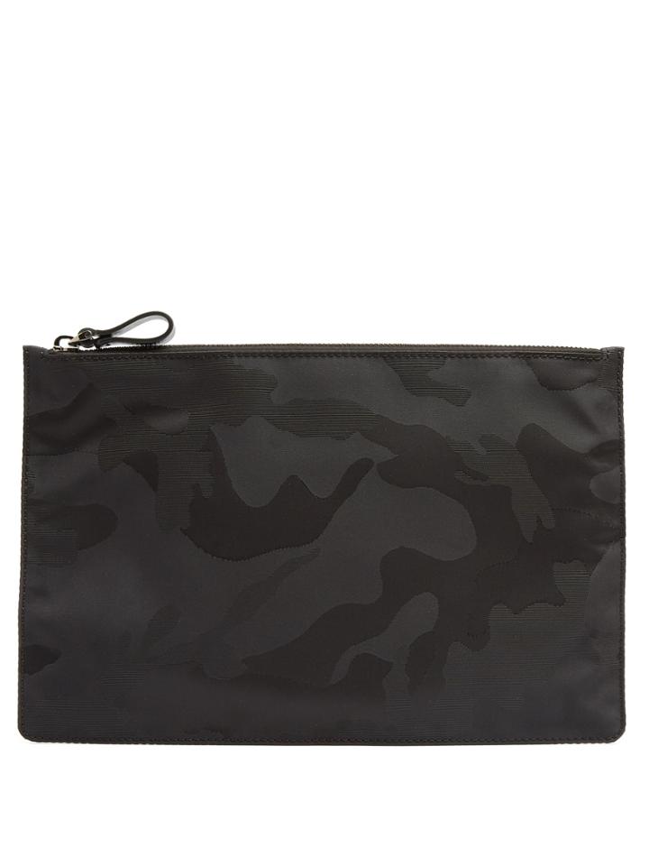 Valentino Camouflage-jacquard Pouch
