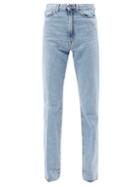 Made In Tomboy - Erica High-rise Straight-leg Jeans - Womens - Light Blue