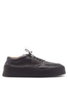 Matchesfashion.com Marsll - Cassapana Grained-leather Derby Shoes - Mens - Black