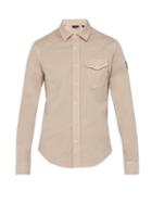 Matchesfashion.com Belstaff - Steadway Stretch Cotton Twill Shirt - Mens - Pink