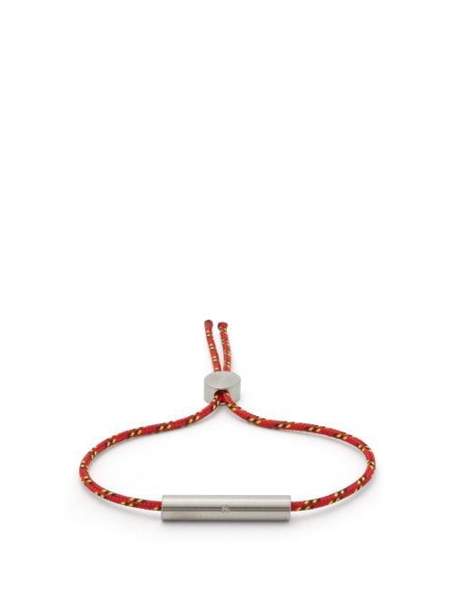 Matchesfashion.com Alice Made This - Charlie Id Bracelet - Mens - Red