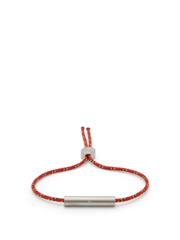 Matchesfashion.com Alice Made This - Charlie Id Bracelet - Mens - Red