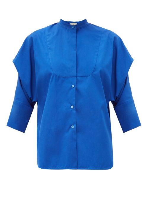 Matchesfashion.com Weekend Max Mara - Nativa Shirt - Womens - Blue