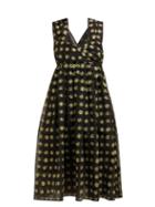 Matchesfashion.com Cecilie Bahnsen - Pixie Floral Fil Coup Organza Dress - Womens - Black Yellow