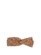 Matchesfashion.com Missoni - Knotted Zigzag Knitted Headband - Womens - Multi