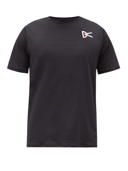 Matchesfashion.com District Vision - Air Wear Logo-print T-shirt - Mens - Black