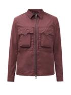 Belstaff - Tactical Flap-pocket Garment-dyed Ripstop Jacket - Mens - Purple