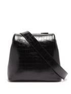 Matchesfashion.com Osoi - Brot Crocodile Effect Leather Cross Body Bag - Womens - Black