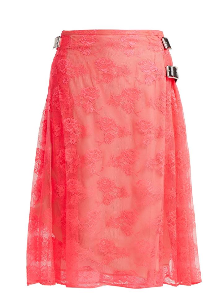 Christopher Kane Lace Kilt Skirt