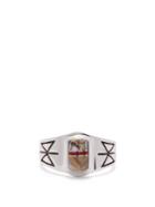 Matchesfashion.com Dineh - Bisti Butterfly Sterling Silver Ring - Mens - Silver Multi