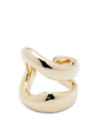 Ladies Jewellery Chlo - Logo-engraved Sculptural Ring - Womens - Gold