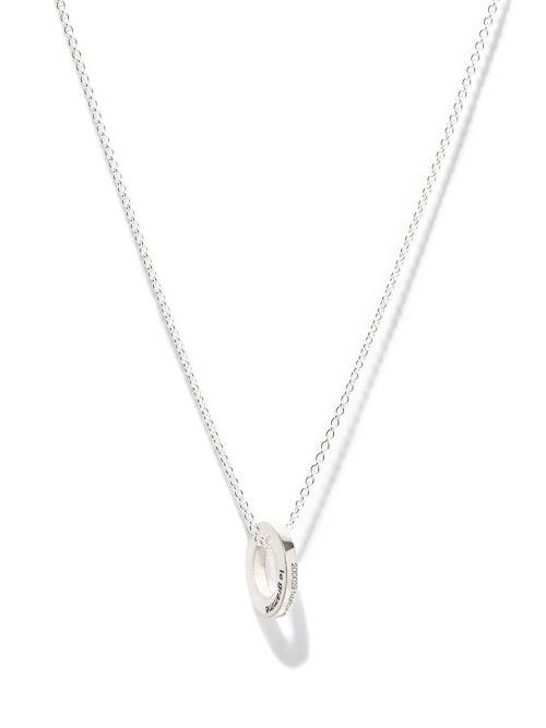 Matchesfashion.com Le Gramme - 1.1 Sterling-silver Circle-pendant Necklace - Mens - Silver