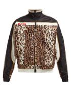 Matchesfashion.com Martine Rose - Leopard Wool And Technical Shell Jacket - Womens - Leopard