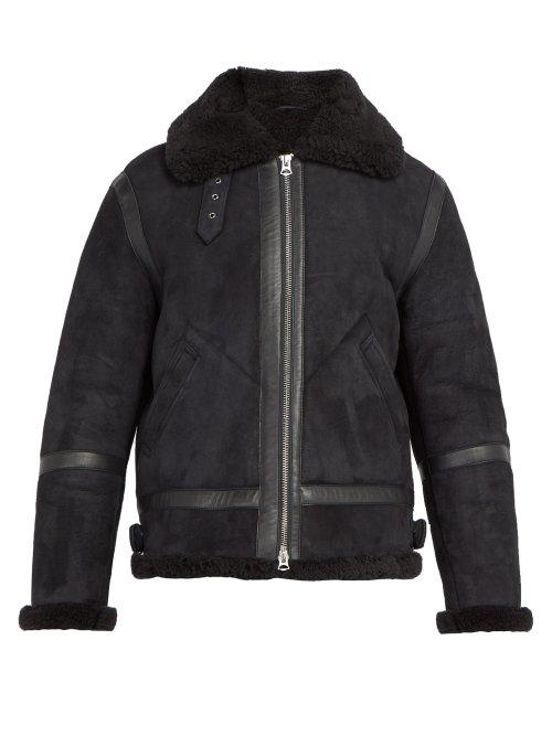 Matchesfashion.com Acne Studios - Ian Shearling Jacket - Mens - Grey