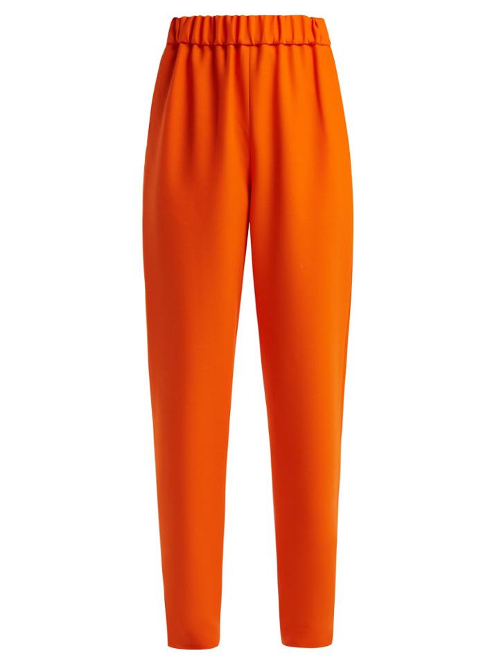 Maison Rabih Kayrouz Wool-twill Mid-rise Trousers