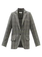 Isabel Marant Toile - Charly Check Wool-twill Blazer - Womens - Beige
