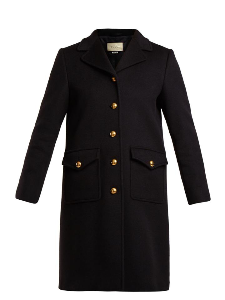 Gucci Single-breasted Wool Coat