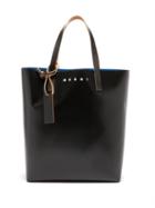 Matchesfashion.com Marni - Two Tone Tote Bag - Mens - Black Blue
